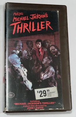 Making Michael Jackson's Thriller VHS Video Tape Vestron ©1983 - Image 1 of 2