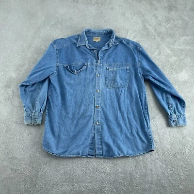 Camisa vaquera Guess vintage con estampado de caballo para hombre talla M 4669 Foto 1 de 4