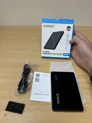 ORICO USB 3.0 External Hard Drive Enclosure Case For 2.5" Inch SATA lll HDD/SSD - Image 1 of 4