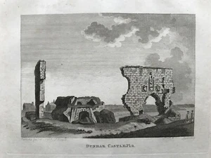 1789 Antique Print: Dunbar Castle, East Lothian, Scotland by Grose - Picture 1 of 2