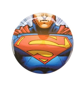 DC Comics Superman Chest Logo 1.25 Inch Button - Picture 1 of 1