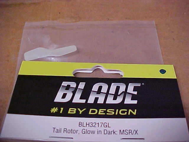 HOJA BLH3217GL = ROTOR DE COLA, BRILLA EN LA OSCURIDAD: BMSR / mSR X (NUEVO) Foto 1 de 1