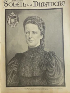 1858 1898 SISSI IMPERATRICE ELISABETH HONGRIE AUTRICHE LOT DE 6 JOURNAUX ANCIENS - Picture 1 of 6