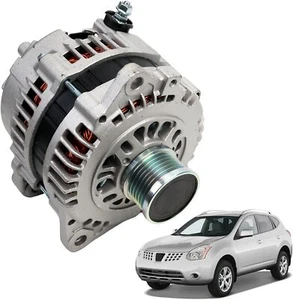 Alternator Compatible with Rogue 2008-2012, X-Trail 2005-2006, 2.5L, 12V 110A - Picture 1 of 8