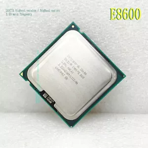 CPU de escritorio Intel Core 2 E8600 (SLB9L) doble núcleo 3,33 GHz/6M/65W LGA775 - Imagen 1 de 5