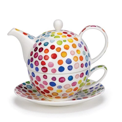 Tea For One Set Hot Spots Bone China Porzellan Dunoon - Bild 1 von 1