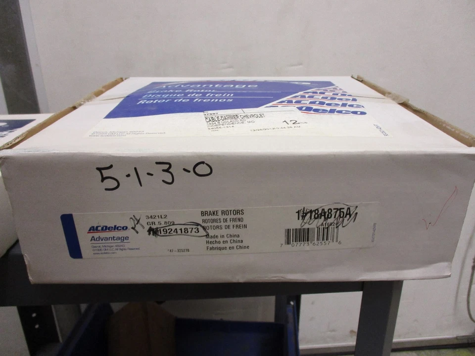 AC Delco 19241873 Brake Rotor 18A875A - Image 1 of 1