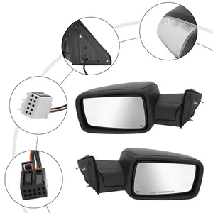 Rearview Mirror, Left&Right Rear Mirror, Rear Mirror for 2013-2019 Dodge Ram - Picture 1 of 17