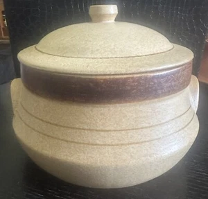 Vintage Pottery Craft 4 Quart Terracotta Covered Casserole Crock w Lid USA Made - Picture 1 of 6