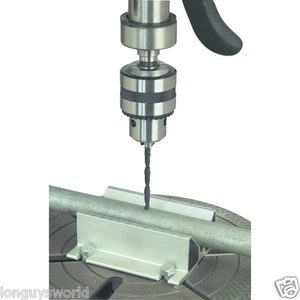 Auto Center Drill Press Jig Template Pipe Hole Drilling Guide Attachment - Picture 1 of 3