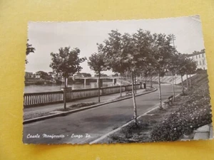 (FG.E44) CASALE MONFERRATO - LUNGO PO, PASSEGGIATA (vg 1955) - Imagen 1 de 2