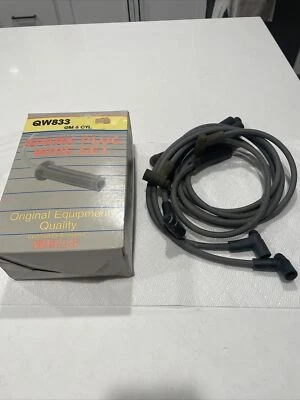 Juego de cables de bujía eléctrica Packard 8 mm 1980-87 Chevrolet Pontiac Buick V6 NOS Foto 1 de 4
