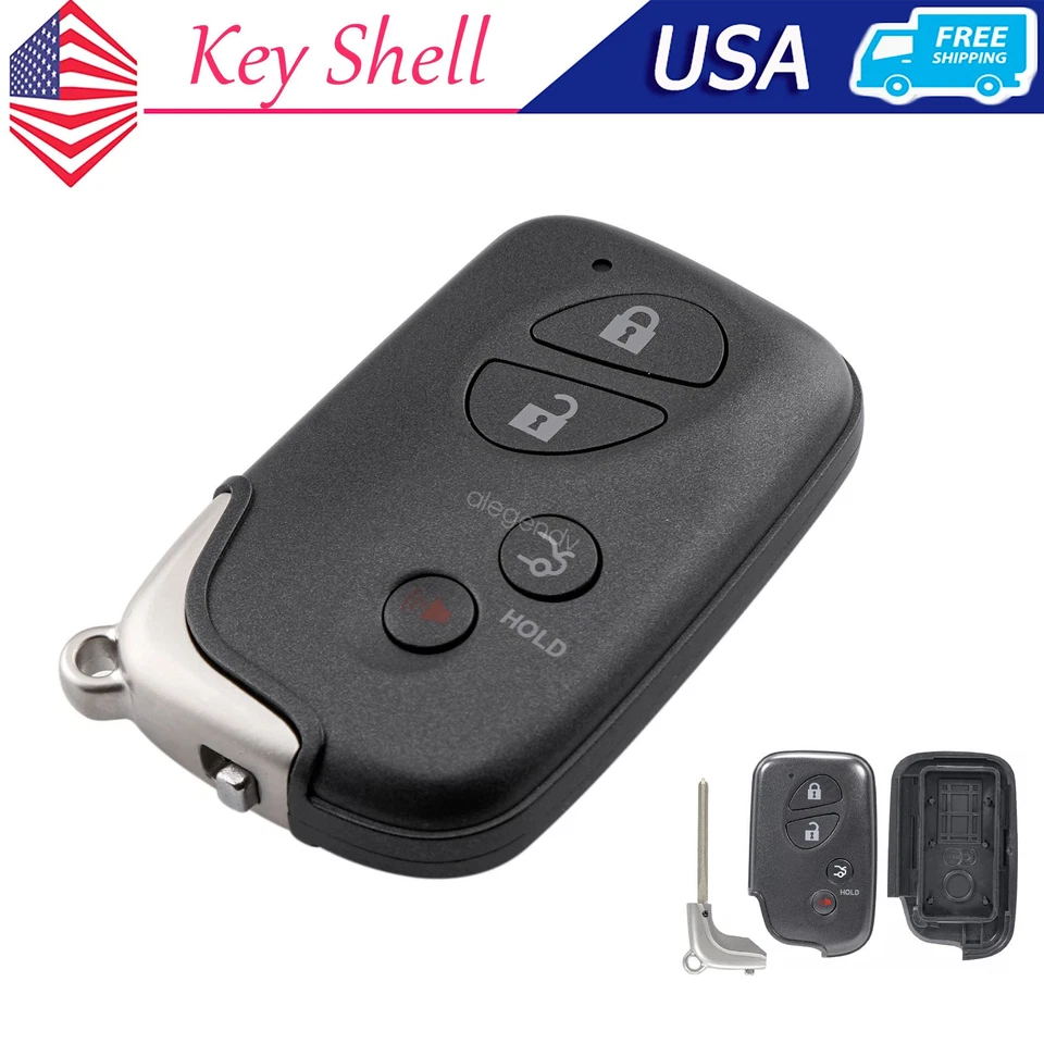 Para 2006-2013 Lexus ES350 IS250 IS350 LS460 GS450h Mando a distancia Llavero Carcasa Estuche Foto 1 de 4