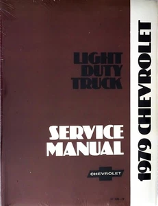 1979 Chevy Pickup Truck Blazer Suburban Van Factory Shop Service Repair Manual - Picture 1 of 3