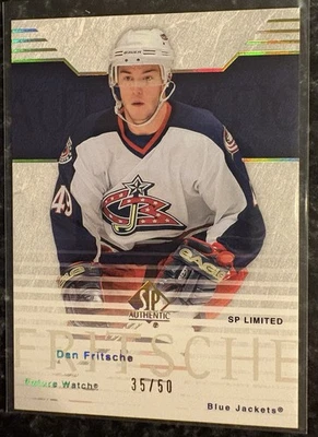 03-04 SP Authentic Dan Fritsche RC SP LIMITED 35/50 #97 Columbus Blue Jackets - Image 1 of 2