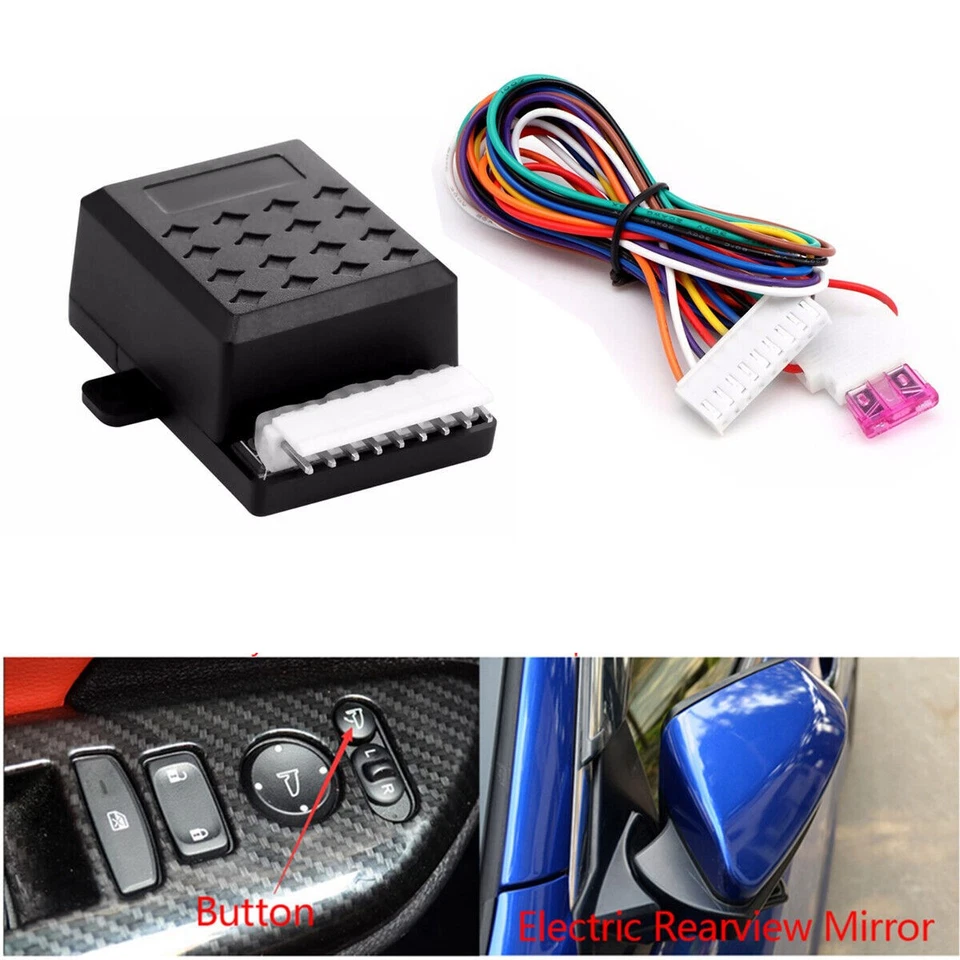 Módulo controlador sistema plegable/desenfoqueante automático espejo lateral vehículo coche inteligente Foto 1 de 4