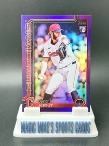 Actualización Topps Zak Kent Rookie 2025 #US238 lámina púrpura/250 radiocontrol Cleveland Guardians - Imagen 1 de 2