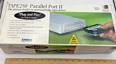 Iomega Tape250 Parallel Port II QIC 80 Tape Backup Drive - Image 1 of 4