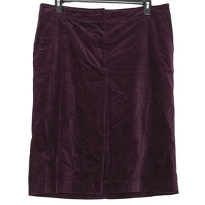 Gonna Talbots velluto Academia stravagante strega romantica cottage midi viola 16 - Foto 1 di 4