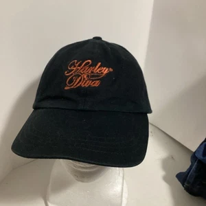 Women's Harley Diva black adjustable cap - Picture 1 of 1