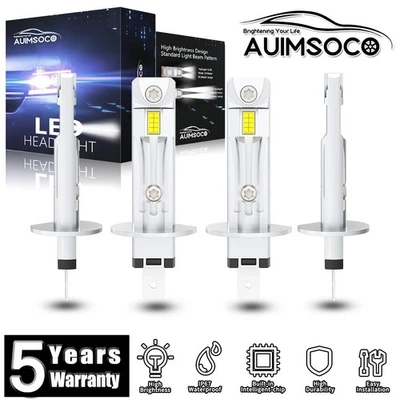 For Jaguar X-Type 2001-2008 Combo 4x Bright White LED Headlight Hi/Lo Beam Bulbs - Image 1 of 4