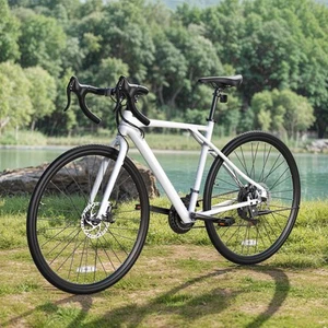 21-Speed 700C Commuter Bike Lightweight Aluminum Frame Road Bicycle for Adults - Picture 1 of 11