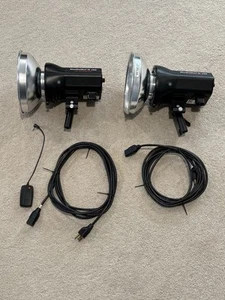 Pair Photogenic AK 160 StudioMax II 160 Mono Light Photo Studio Light - Picture 1 of 21