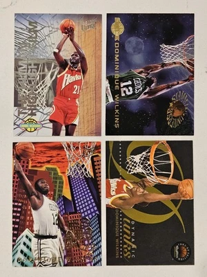 Dominique Wilkins 卡套装 20 张卡 90 年代插入大满贯美国 SkyBox Ultra HOF — 第 1/4 张图片