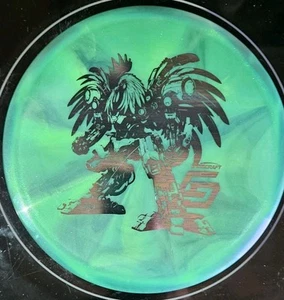Discraft Buzzz Z Swirl Chris Dickerson Robot Chicken 177g Limey Green 🍋‍🟩🍋!! - Picture 1 of 5
