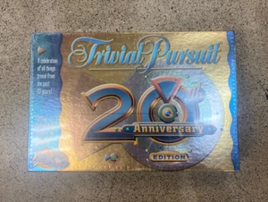 Trivial Pursuit 20th Anniversary Ed. Family Board TriviaGame Sealed Hasbro FrShp - Picture 1 of 2