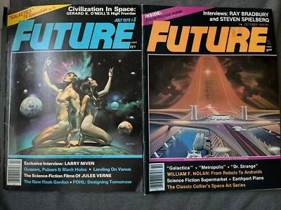 Future Magazine #3  July 1978 -#5 October 1978 -Jules Verne, Steven Spielberg Foto 1 de 4