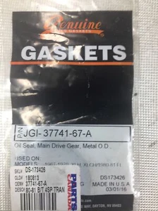Genuine James Main Drive Gear Oil Seal for Harley Davidson OEM # -37741-67-A - Picture 1 of 3