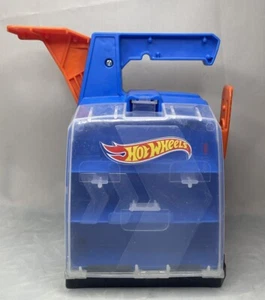 2018 Hot Wheels Track Builder Display Launcher Carrying Case For 6 Cars - Picture 1 of 11
