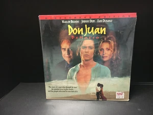 DON JUAN DEMARCO - LASERDISC - MARLON BRANDO JOHNNY DEPP WIDESCREEN NEW SEALED - Picture 1 of 2