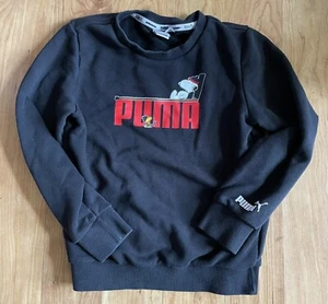 Puma Peanuts Snoopy Woodstock Hockey Sweatshirt Pullover Youth S/M 6-8 EUC - Picture 1 of 3