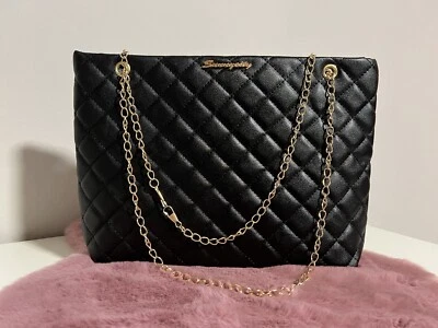 👜 Modische Handtasche - Schwarz 👜 - Bild 1 von 4