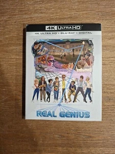 Real Genius 4K SLIPCOVER ONLY Val Kilmer RARE Ed Lauter William Atherton - Picture 1 of 6