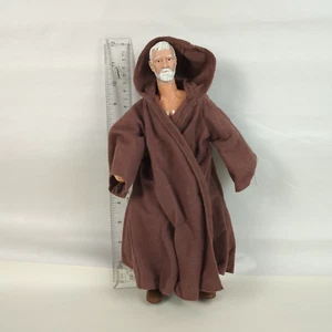 Vintage 1998 Star Wars Obi-Wan Kenobi 12" Action Figure Hasbro -EUC (no shirt) - Picture 1 of 6