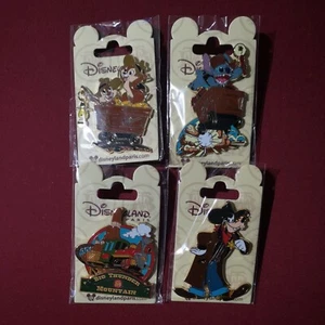 Disneyland Paris Big Thunder Mountain Attraction Series Disney Pin DLP Stitch - Foto 1 di 8