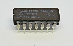TEXAS INSTRUMENTS SNJ54HC04J Inverter, HC/UH Series, 6-Func, 1-Input, CMOS, CDIP - Bild 1 von 3