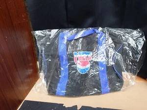 Mint 90's New Jersey Nets Duffel Bag PVC Gym bag, Never Used - Picture 1 of 3