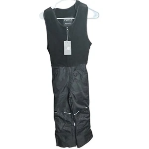 Pursky Kinder Winter Skilatzhose isoliert wasserdicht schwarz Fleece Kinder 6-7 - Bild 1 von 7