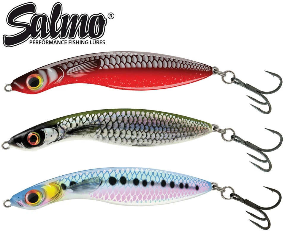 Salmo Wave sinking - Wobbler zum Rapfenangeln, Raubfischköder für Wolfsbarsch - Bild 1 von 1