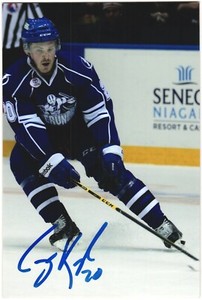Cody Kunyk Autographed 4x6 Color Photo Syracuse Crunch #20