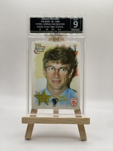 Arsene Wenger - The Boss - Futera Arsenal Fans Selection 1999 Graded Mint 9