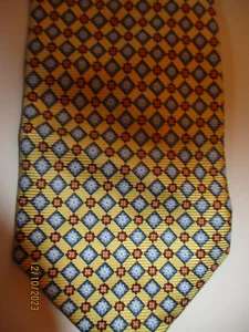 Jos A Bank Yellow Silk Neck Tie - Picture 1 of 2