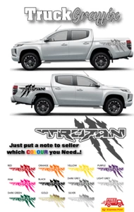 ADESIVI GRAFICA VEICOLO MITSUBISHI L200 TOYOTA TROJAN CLAWMARK pick up 4x4 #3 - Foto 1 di 3