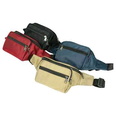 Marsupio Uomo Donna 3 Tasche Borsello Tracolla Porta Tabacco Cellulare Accessori