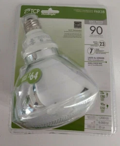 TCP 23w par38 compact florescent CFL soft white durabright 1200 lumens 2700k - Picture 1 of 5