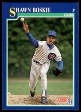 1991 Score Shawn Boskie Chicago Cubs #59